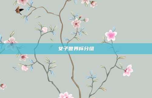 女子世界杯分组