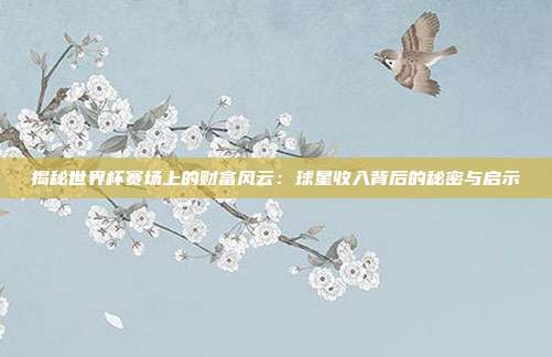 揭秘世界杯赛场上的财富风云：球星收入背后的秘密与启示