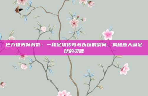 巴乔世界杯背影：一段足球传奇与永恒的瞬间，揭秘意大利足球的灵魂