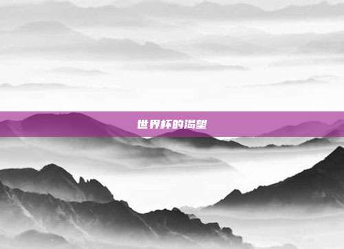 世界杯的渴望