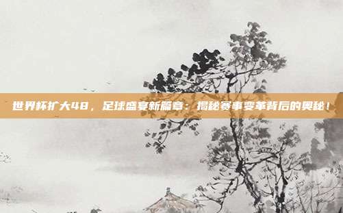 世界杯扩大48，足球盛宴新篇章：揭秘赛事变革背后的奥秘！