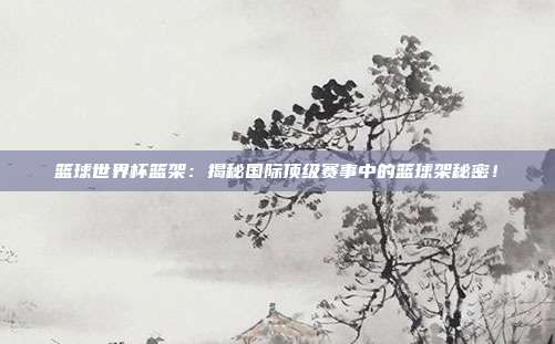篮球世界杯篮架：揭秘国际顶级赛事中的篮球架秘密！