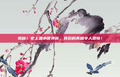 揭秘!史上最水世界杯,背后的真相令人震惊!