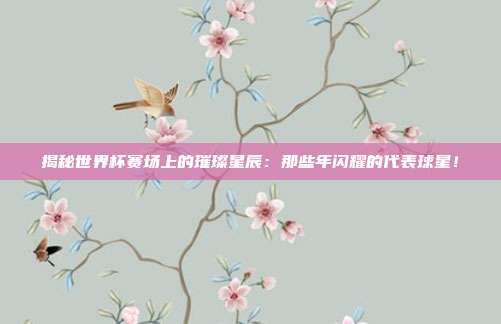 揭秘世界杯赛场上的璀璨星辰:那些年闪耀的代表球星!