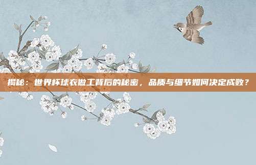 揭秘：世界杯球衣做工背后的秘密，品质与细节如何决定成败？
