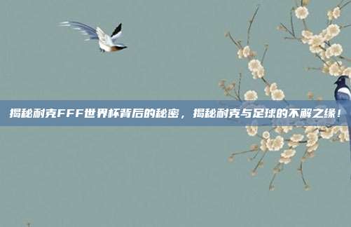 揭秘耐克FFF世界杯背后的秘密，揭秘耐克与足球的不解之缘！
