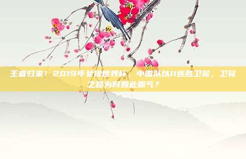 王者归来！2019年女排世界杯，中国队以11连胜卫冕，卫冕之路为何如此霸气？
