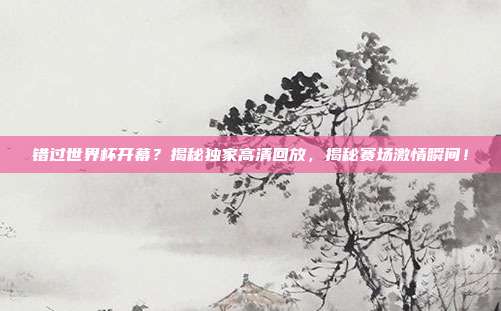 错过世界杯开幕？揭秘独家高清回放，揭秘赛场激情瞬间！