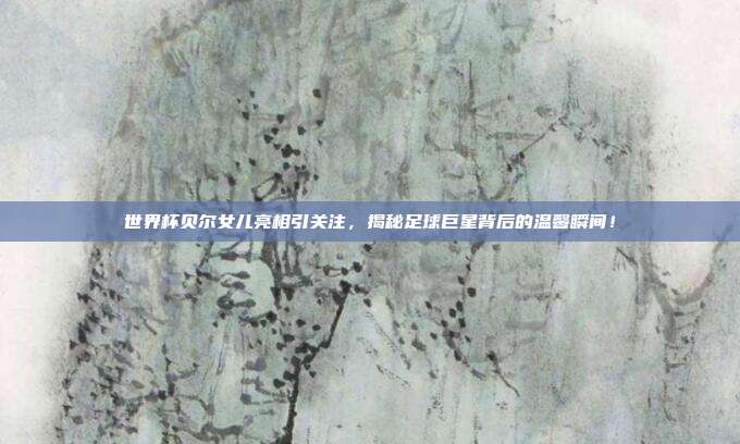 世界杯贝尔女儿亮相引关注，揭秘足球巨星背后的温馨瞬间！