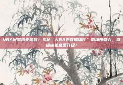 NBA赛事再无阻碍!揭秘“NBA无直播插件”的神奇魅力,直播体验全面升级!