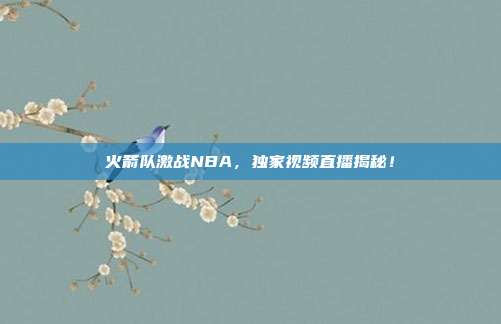 火箭队激战NBA，独家视频直播揭秘！