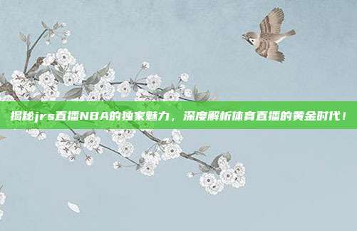 揭秘jrs直播NBA的独家魅力，深度解析体育直播的黄金时代！