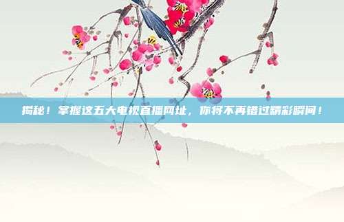 揭秘！掌握这五大电视直播网址，你将不再错过精彩瞬间！