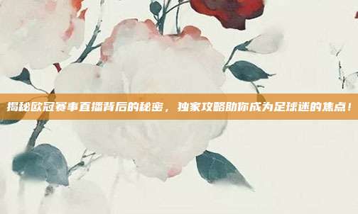 揭秘欧冠赛事直播背后的秘密，独家攻略助你成为足球迷的焦点！