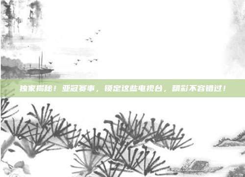 独家揭秘！亚冠赛事，锁定这些电视台，精彩不容错过！
