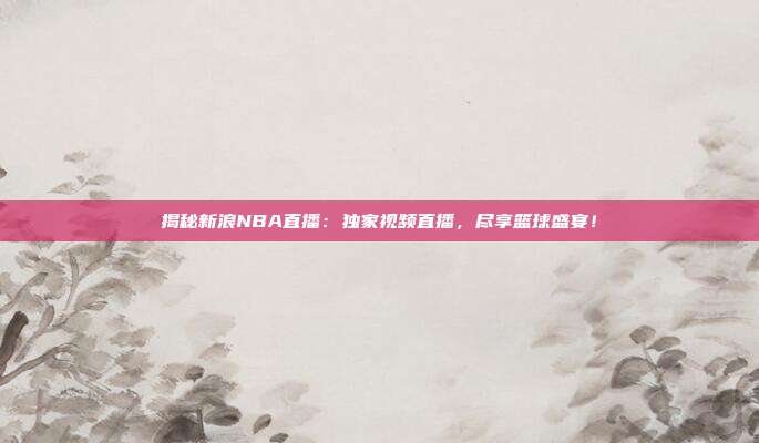 揭秘新浪NBA直播：独家视频直播，尽享篮球盛宴！