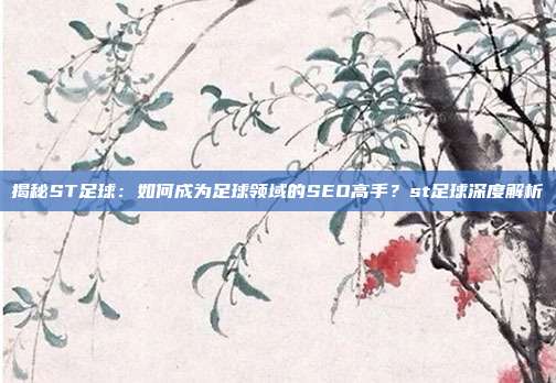 揭秘ST足球:如何成为足球领域的SEO高手?st足球深度解析