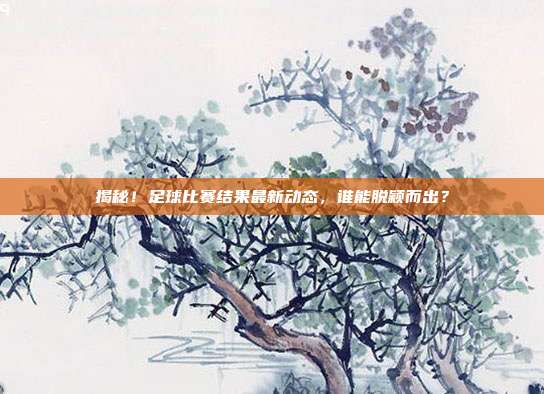 揭秘！足球比赛结果最新动态，谁能脱颖而出？