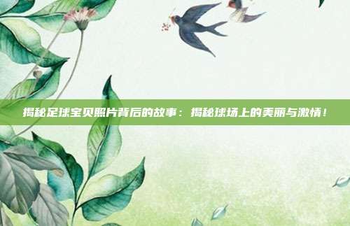 揭秘足球宝贝照片背后的故事：揭秘球场上的美丽与激情！