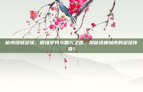 杭州绿城足球：辉煌岁月与复兴之路，揭秘这座城市的足球传奇！