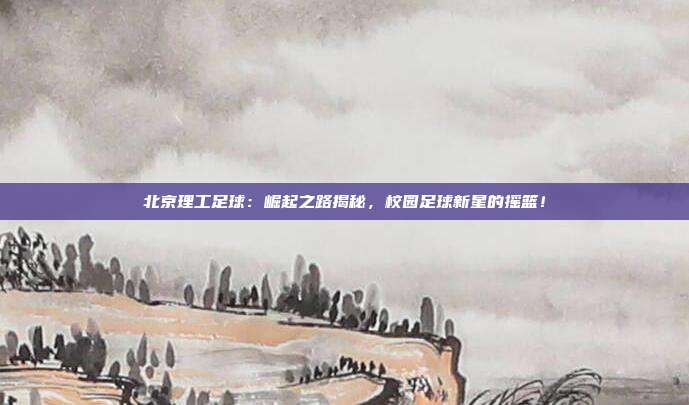 北京理工足球：崛起之路揭秘，校园足球新星的摇篮！