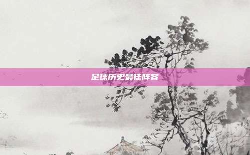 足球历史最佳阵容