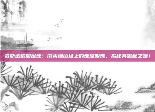 哥斯达黎加足球：南美绿茵场上的璀璨明珠，揭秘其崛起之路！