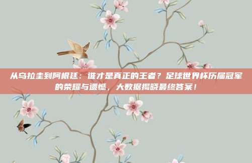 从乌拉圭到阿根廷：谁才是真正的王者？足球世界杯历届冠军的荣耀与遗憾，大数据揭晓最终答案！