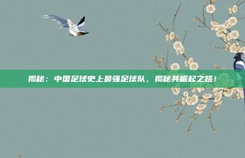 揭秘：中国足球史上最强足球队，揭秘其崛起之路！