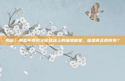 揭秘！那些年西班牙足球场上的璀璨明星，谁是真正的传奇？