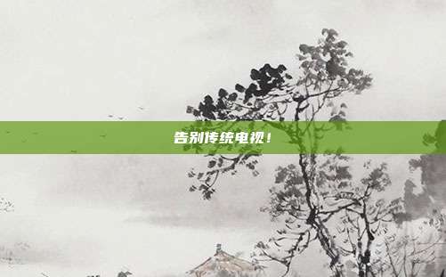 告别传统电视！