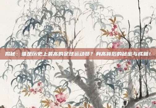 揭秘：谁是历史上最高的足球运动员？身高背后的秘密与成就！