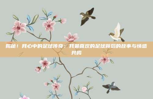 揭秘!我心中的足球传奇:我最喜欢的足球背后的故事与情感共鸣
