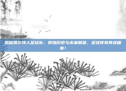 揭秘凯尔特人足球队：辉煌历史与未来展望，足球传奇再续篇章！