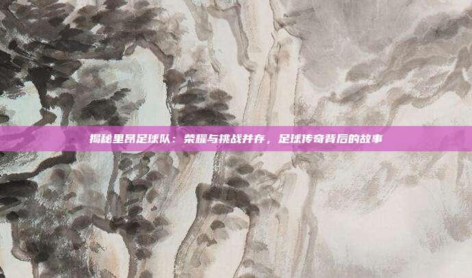揭秘里昂足球队：荣耀与挑战并存，足球传奇背后的故事