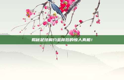 揭秘足球解约金背后的惊人真相!
