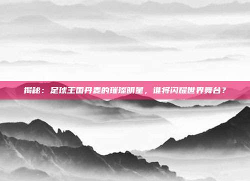 揭秘：足球王国丹麦的璀璨明星，谁将闪耀世界舞台？