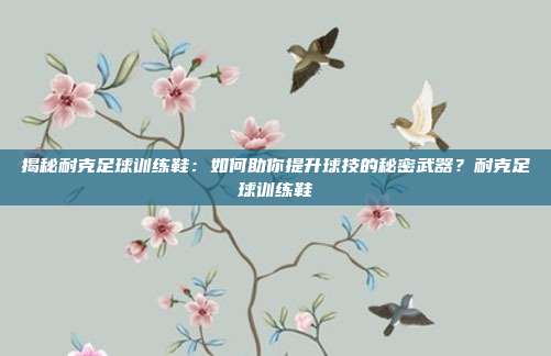 揭秘耐克足球训练鞋:如何助你提升球技的秘密武器?耐克足球训练鞋