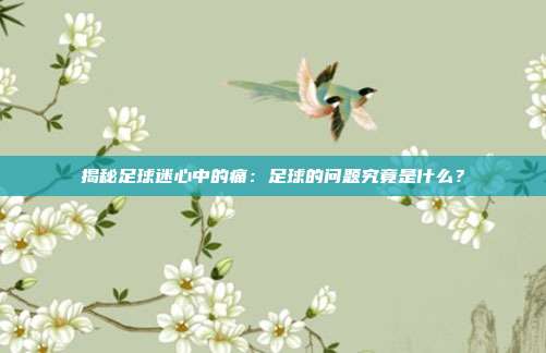 揭秘足球迷心中的痛:足球的问题究竟是什么?
