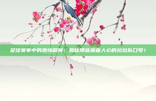 足球赛事中的激情瞬间：揭秘那些振奋人心的拉拉队口号！