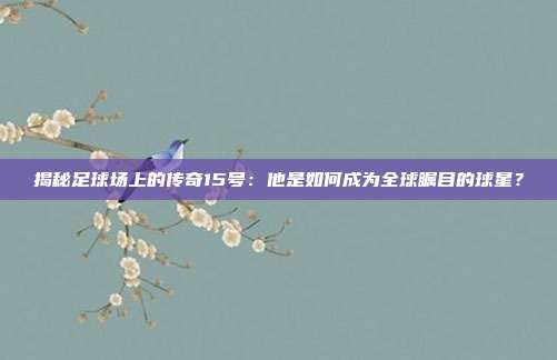 揭秘足球场上的传奇15号:他是如何成为全球瞩目的球星?