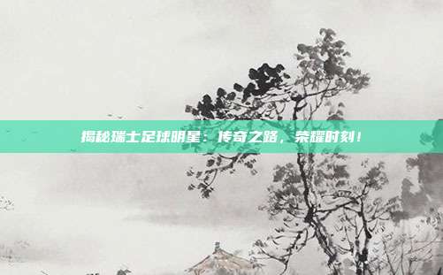 揭秘瑞士足球明星:传奇之路,荣耀时刻!