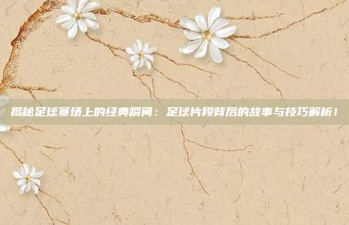 揭秘足球赛场上的经典瞬间：足球片段背后的故事与技巧解析！
