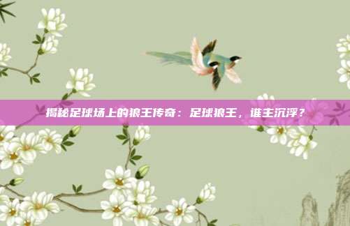 揭秘足球场上的狼王传奇:足球狼王,谁主沉浮?