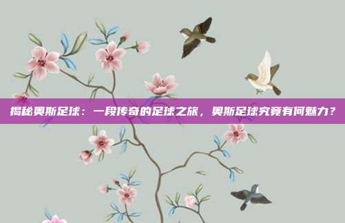 揭秘奥斯足球：一段传奇的足球之旅，奥斯足球究竟有何魅力？
