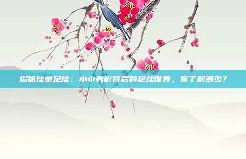 揭秘球童足球：小小身影背后的足球世界，你了解多少？