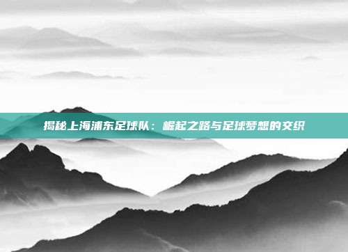 揭秘上海浦东足球队：崛起之路与足球梦想的交织