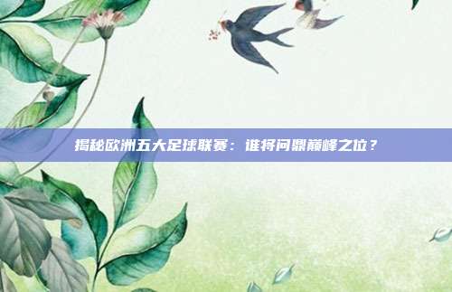 揭秘欧洲五大足球联赛：谁将问鼎巅峰之位？