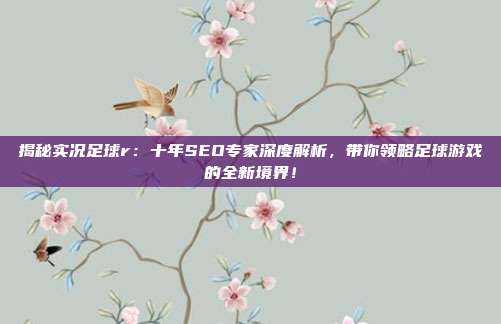 揭秘实况足球r:十年SEO专家深度解析,带你领略足球游戏的全新境界!