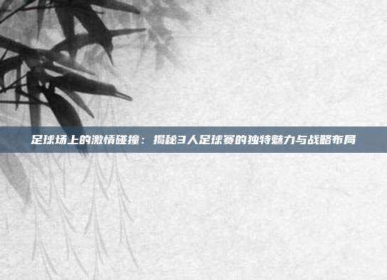 足球场上的激情碰撞：揭秘3人足球赛的独特魅力与战略布局